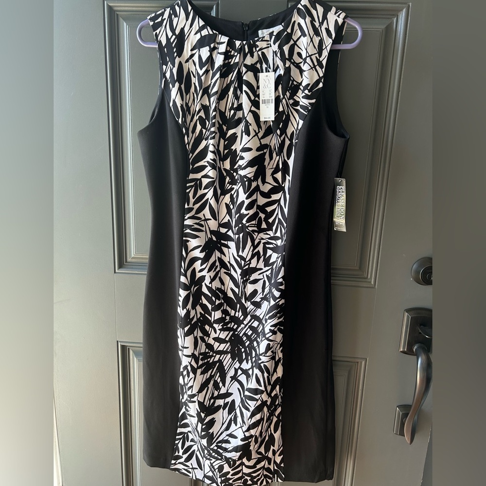 New York and Company Black and White Dress